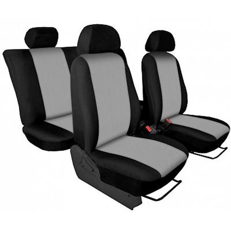 Autopotahy přesné / potahy na sedadla Škoda Roomster (06-) - design Torino světle šedá / výroba ČR