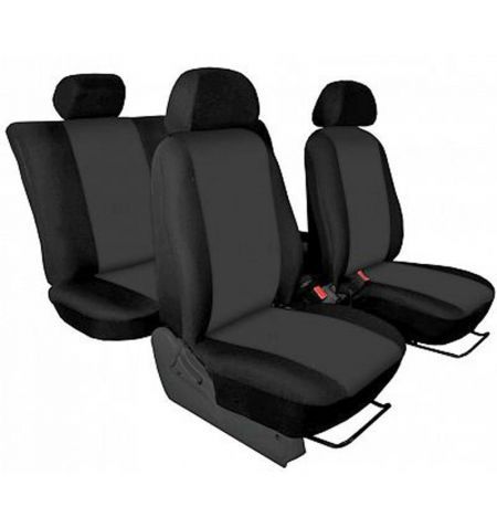 Autopotahy přesné / potahy na sedadla Nissan Primera (5-dv) (02-07) - design Torino tmavě šedá / výroba ČR | Filson Store