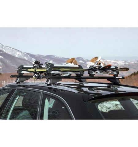 Střešní nosič lyží a snowboardů Menabo Iceberg - na 4 páry lyží / 2 snowboardy / aluminium / uzamykací | Filson Store