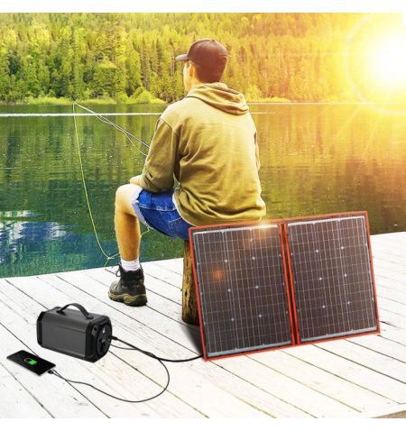 Solární panely rozkládací přenosné s PWM regulátory 220W 12V/24V 2ks 106x73cm - do auta / na kempování | Filson Store