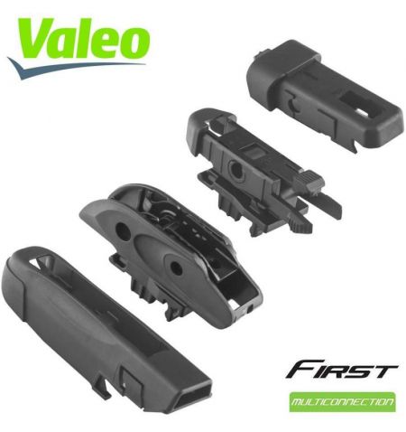 Stěrač Valeo First Multiconnection plochý Flat 51cm 1ks - multifunkční adaptéry | Filson Store