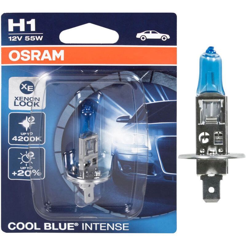 Autožárovka Osram Cool Blue Intense H1 12V 55W P14.5s - blister 1ks