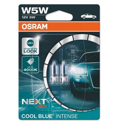 Autožárovka Osram Cool Blue Intense W5W 12V 5W W2.1x9.5d - blister 2ks | Filson Store