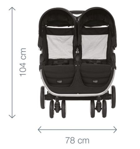 Dětský kočárek Britax Römer B-Agile Double Silver - pro 2 děti | Filson Store