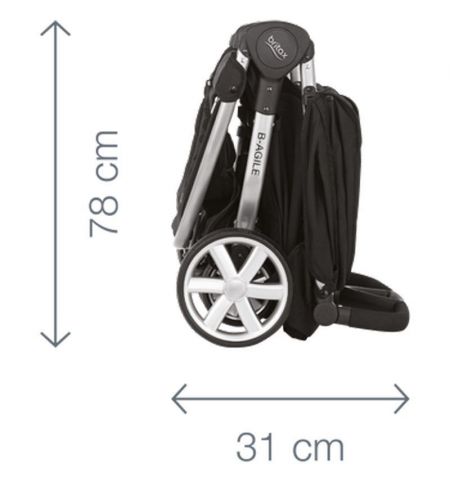 Dětský kočárek Britax Römer B-Agile Double Silver - pro 2 děti | Filson Store