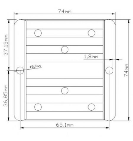 Měnič napětí lineární 24V na 12V / 15A | Filson Store