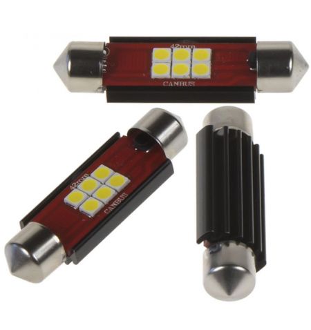 Žárovka LED diodová 12-24V / sufit 42mm / bílá / 6x LED 2835SMD | Filson Store