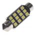 Žárovka LED diodová 12V / sufit 42mm / bílá / 12x LED 2835SMD | Filson Store