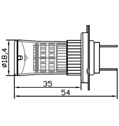 Žárovka LED diodová 12-24V / H7 / bílá / Turbo 48W | Filson Store