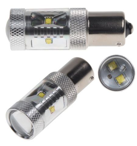 Žárovka LED diodová 12-24V / BA15S / bílá / 6x LED Cree XBD 5W | Filson Store