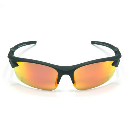 Brýle sluneční Polarized 174 - obroučky černé / skla červeno-zlatá zrcadlová / polarizační skla / pouzdro a utěrka | Filson S...