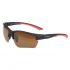 Brýle sluneční Polarized 251 - obroučky červené-černé / skla hnědá / polarizační skla / pouzdro a utěrka | Filson Store