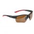 Brýle sluneční Polarized 251 - obroučky červené-černé / skla hnědá / polarizační skla / pouzdro a utěrka | Filson Store