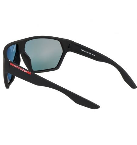 Brýle sluneční Polarized 261 - obroučky černé / skla červeno-zlatá zrcadlová / polarizační skla / pouzdro a utěrka | Filson S...