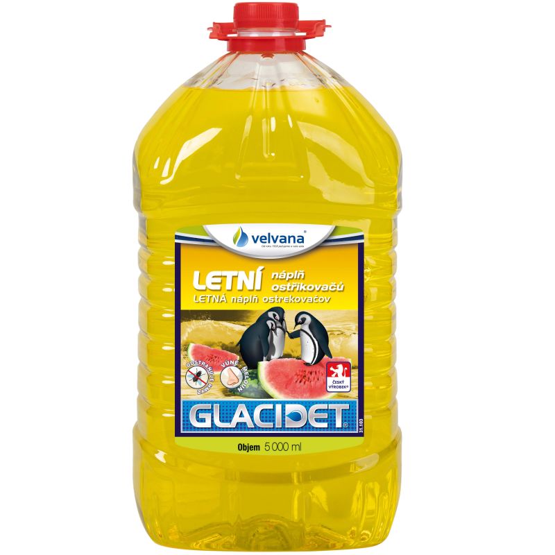 Letní směs do ostřikovačů Glacidet 5l PET láhev - parfém meloun