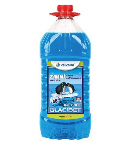 Zimní směs do ostřikovačů Glacidet Ice Free -40°C - 3l PET láhev | Filson Store