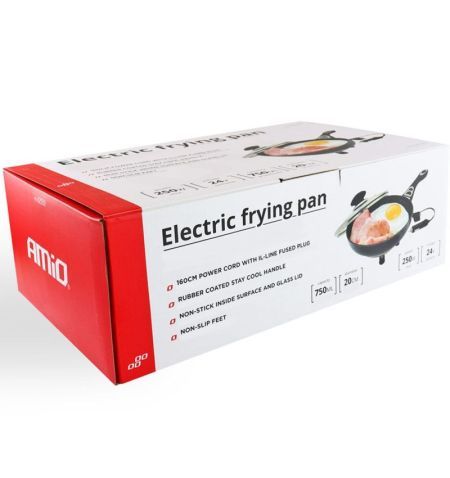 Pánev / pánvička elektrická do auta 250W 24V - průměr 20cm / výška 4cm Amio - 5