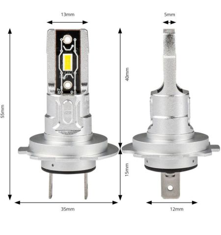 Žárovky LED diodové H7 Mini 9-18V / 3600lm / pár | Filson Store