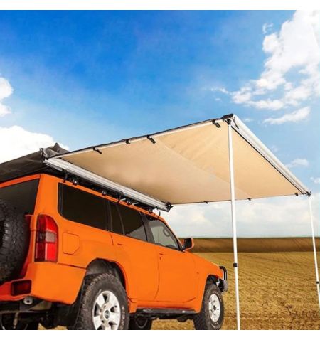 Markýza výsuvná na karavan / obytné auto / dodávku / osobní auto 250x250cm - šedá | Filson Store