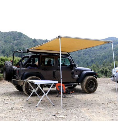 Markýza výsuvná na karavan / obytné auto / dodávku / osobní auto 250x250cm - šedá | Filson Store