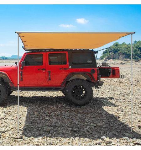 Markýza výsuvná na karavan / obytné auto / dodávku / osobní auto 250x250cm - šedá | Filson Store