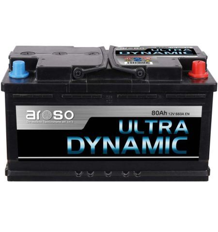 Autobaterie / akumulátor kyselino-olověný Aroso Ultra Dynamic 12V 80Ah 660A EN | Filson Store