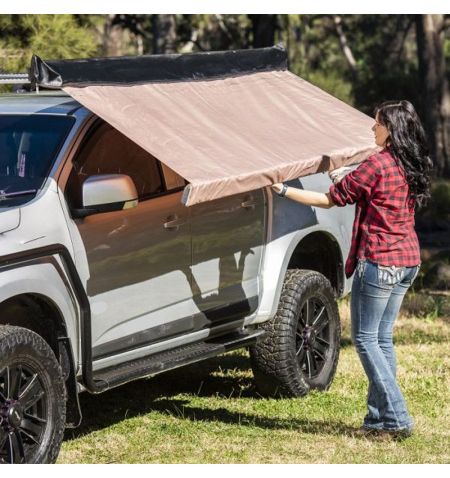 Markýza výsuvná na karavan / obytné auto / dodávku / osobní auto 200x300cm - písková | Filson Store