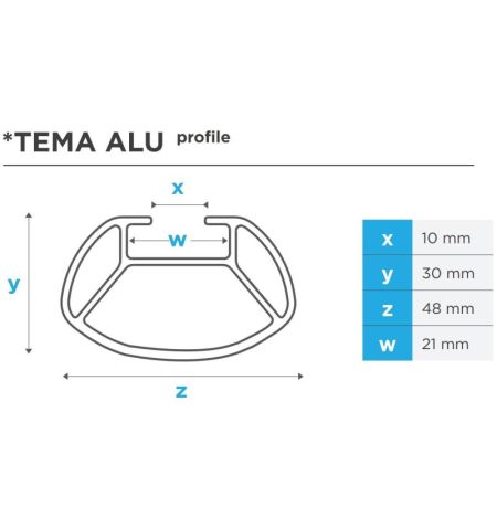 Střešní nosič / příčníky Menabo Tema - Fiat Idea (Typ 350) 5-dv (2005-2012) - fixační body / aluminium / zamykací | Filson Store