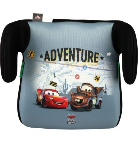 Dětský podsedák Disney Cars Auta - pro děti s výškou 126-150cm norma i-Size ECE R129/03 plast