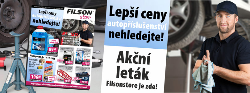 Filsonstore leták říjen 2025 Lepší ceny autopříslušenství nehledejte | Filsonstore Filsonstore leták říjen 2025 Lepší ceny autopříslušenství nehledejte | Filsonstore
