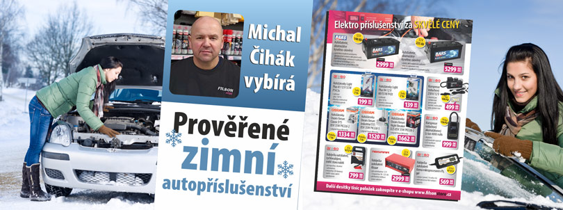Michal Čihák vybírá prověřené zimní autopříslušenství | Filsonstore Michal Čihák vybírá prověřené zimní autopříslušenství | Filsonstore