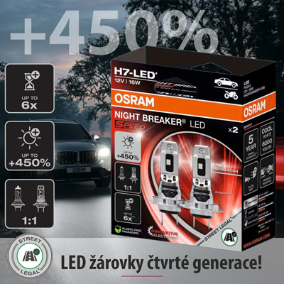 Autožárovky LED Osram H1 H4 H7 legální homologované v ČR | Filsonstore Autožárovky LED Osram H1 H4 H7 legální homologované v ČR | Filsonstore